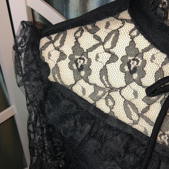 Vintage 70/80s Cottage Core/GunneSax Dress/Wednesday Adams Vibes - Picture 6 of 13